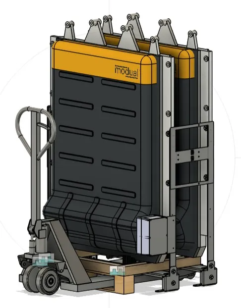 Pro 70 on a pallet truck