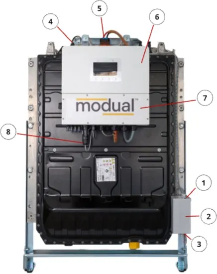 Pro 35 with numbered components